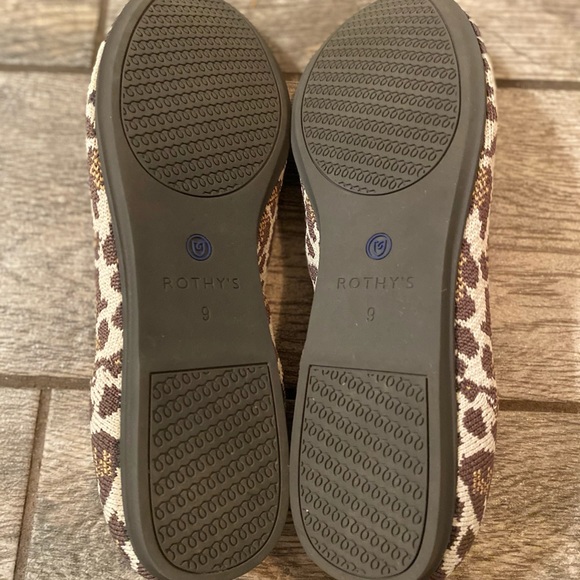 Rothy’s Mocha Spot Loafers Shoes Sz 9 - Picture 8 of 8